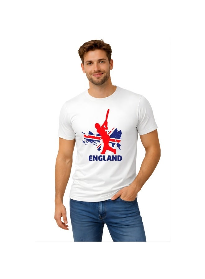 PRINTSHOP4ME England Jersey Dry-Fit T-Shirt For Adults-Ideal For Sports,Workouts And Everyday Wear-Comfortable And Stylish Unisex Design - Image 1